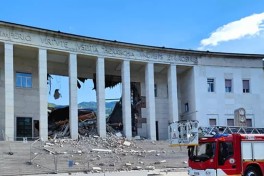 В Италии частично обрушилось историческое здание суда