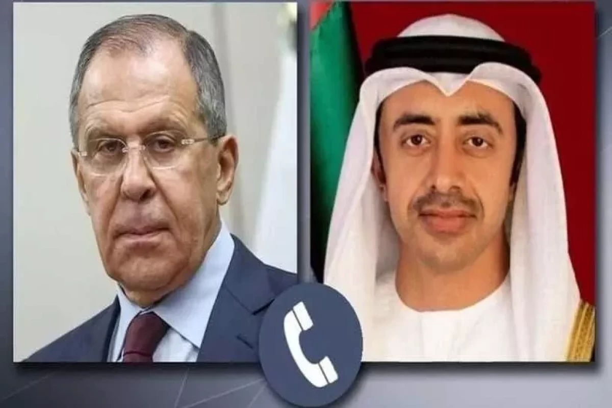Министры иностранных дел ОАЭ и России провели телефонные переговоры