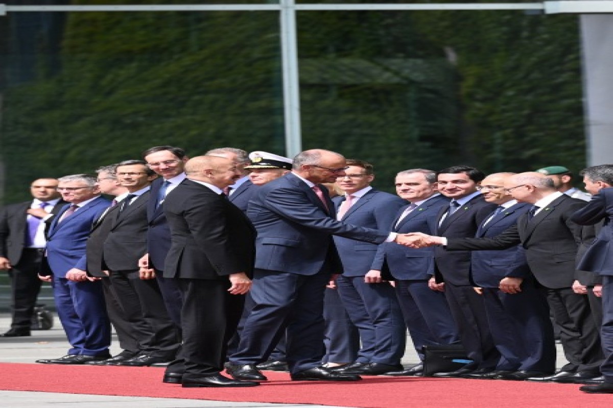 Фридрих Мерц встретил Ильхама Алиева с официальными почестями-ВИДЕО -ФОТО 