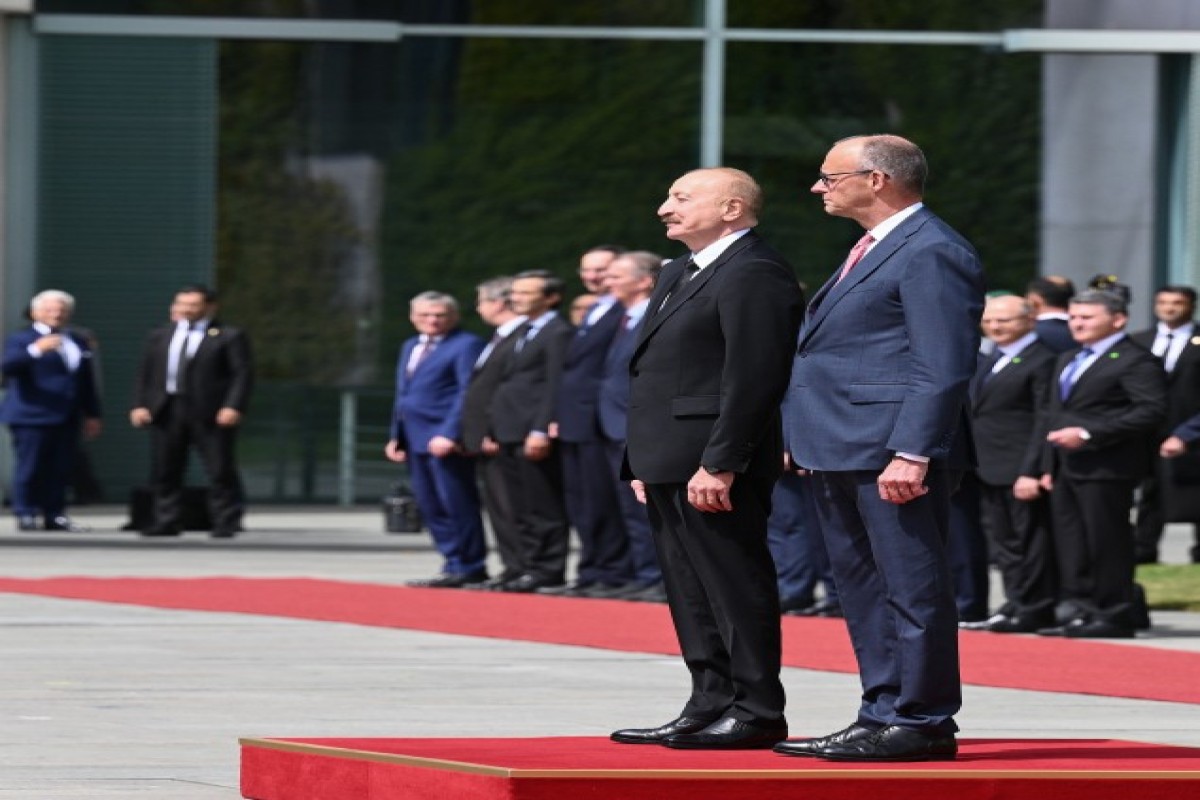 Фридрих Мерц встретил Ильхама Алиева с официальными почестями-ВИДЕО -ФОТО 