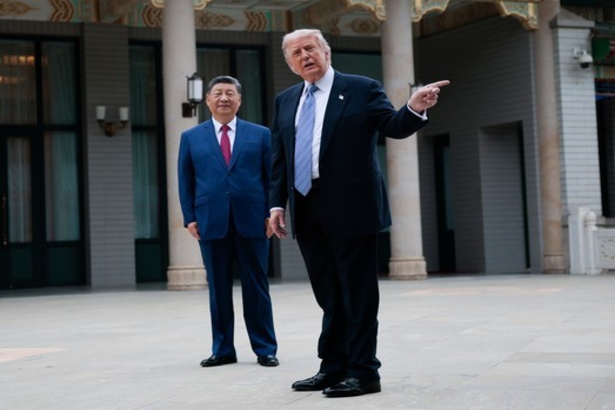 президент США Дональд Трамп, председатель КНР Си Цзиньпин