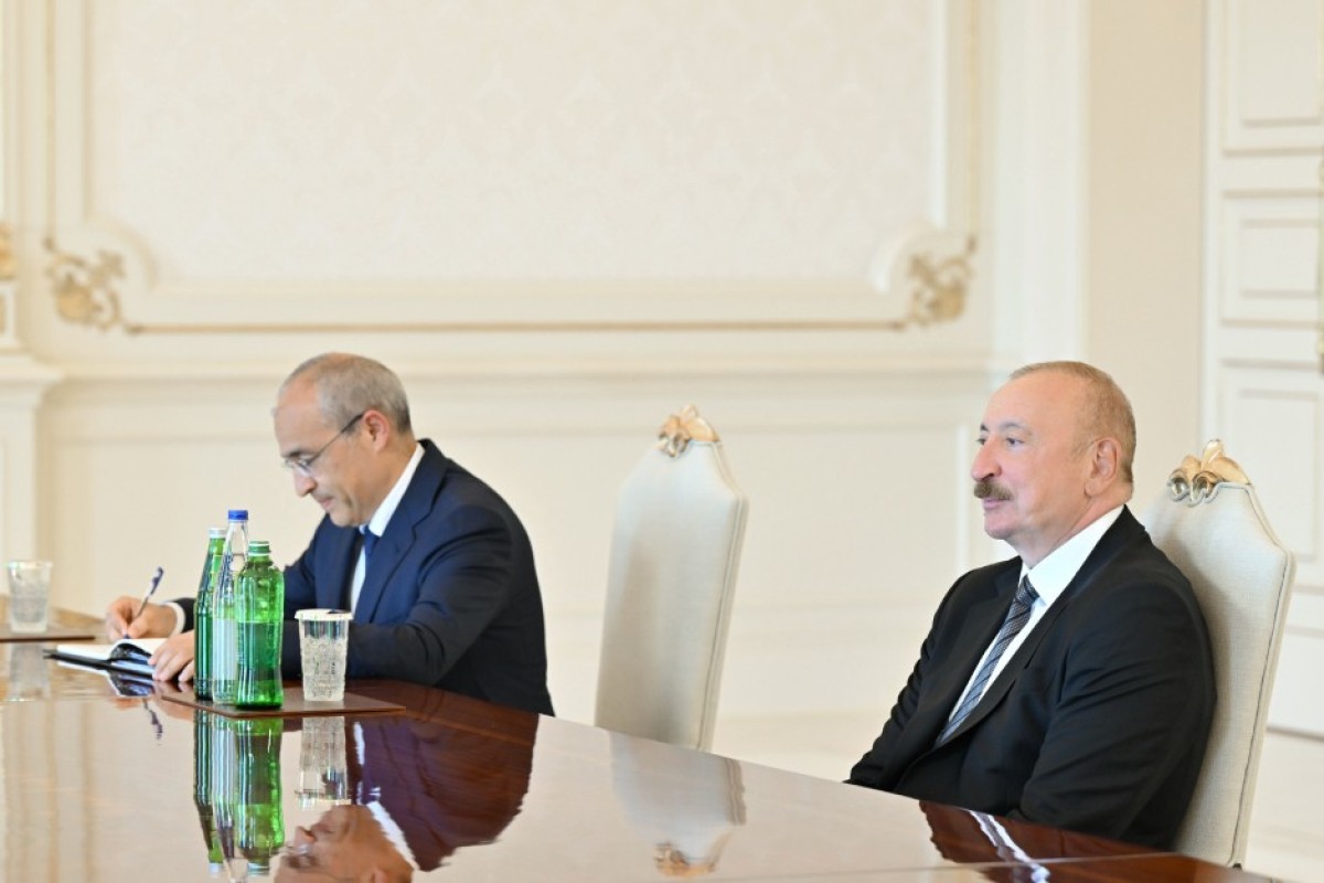 Ильхам Алиев принял президента Объединенного мира борьбы-ФОТО 