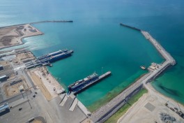 Казахстан ускорил обработку паромов в порту Курык