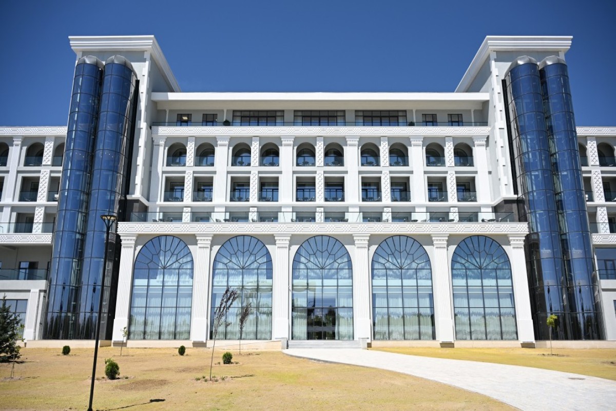 Алиев и лидеры стран Центральной Азии открыли отель Baku Resort & Spa в Кыргызстане-ФОТО 
