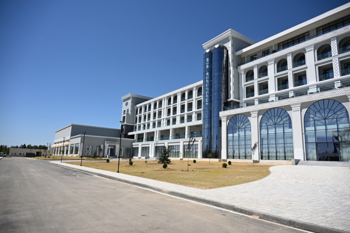 Алиев и лидеры стран Центральной Азии открыли отель Baku Resort & Spa в Кыргызстане-ФОТО 