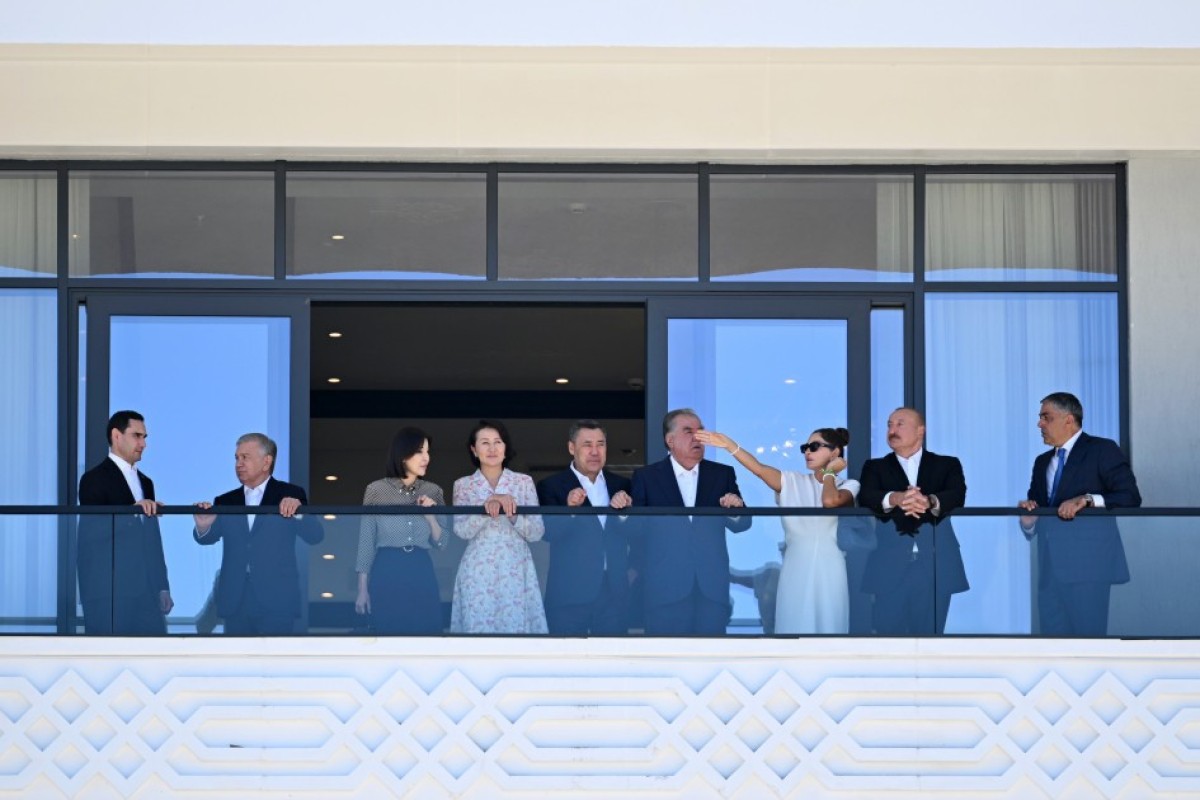 Алиев и лидеры стран Центральной Азии открыли отель Baku Resort & Spa в Кыргызстане-ФОТО 