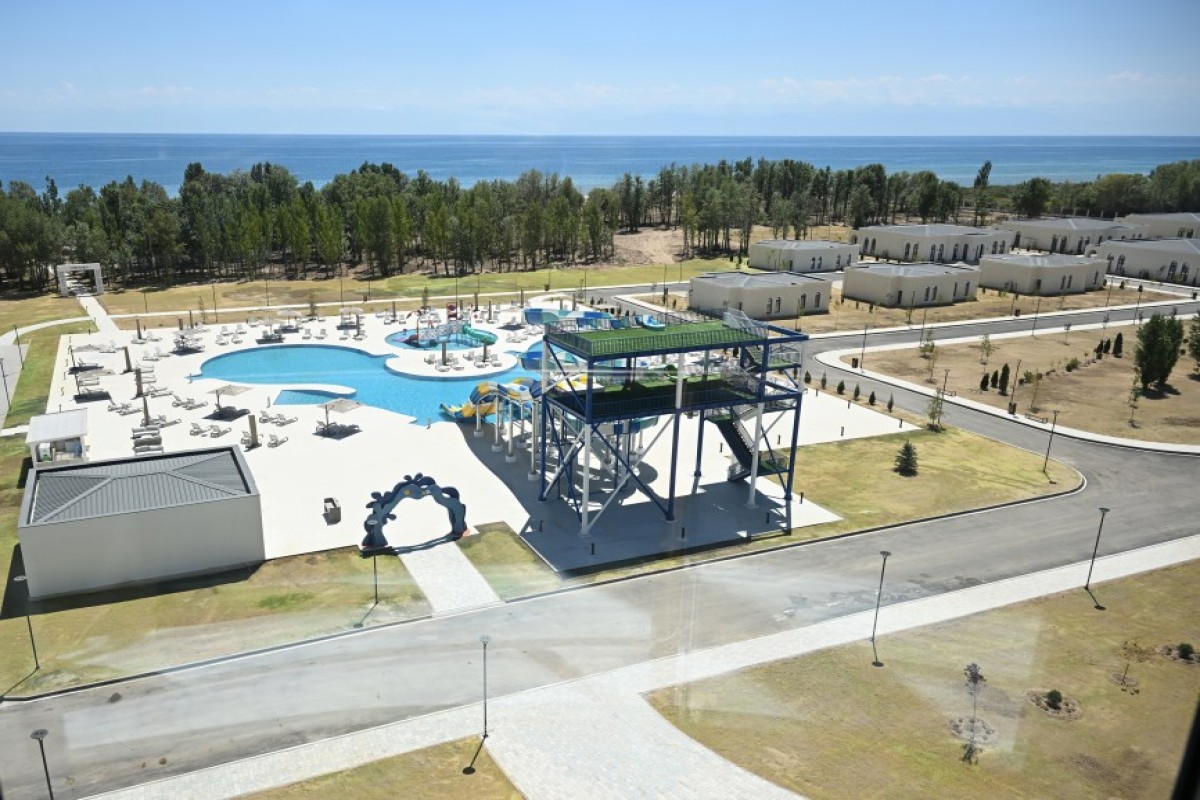 Алиев и лидеры стран Центральной Азии открыли отель Baku Resort & Spa в Кыргызстане-ФОТО 