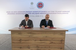 KOBİA и Тюркский торговый центр подписали меморандум о сотрудничестве