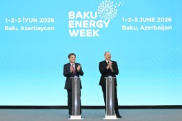 На Бакинской энергетической неделе дали старт добыче газа на месторождении АЧГ 