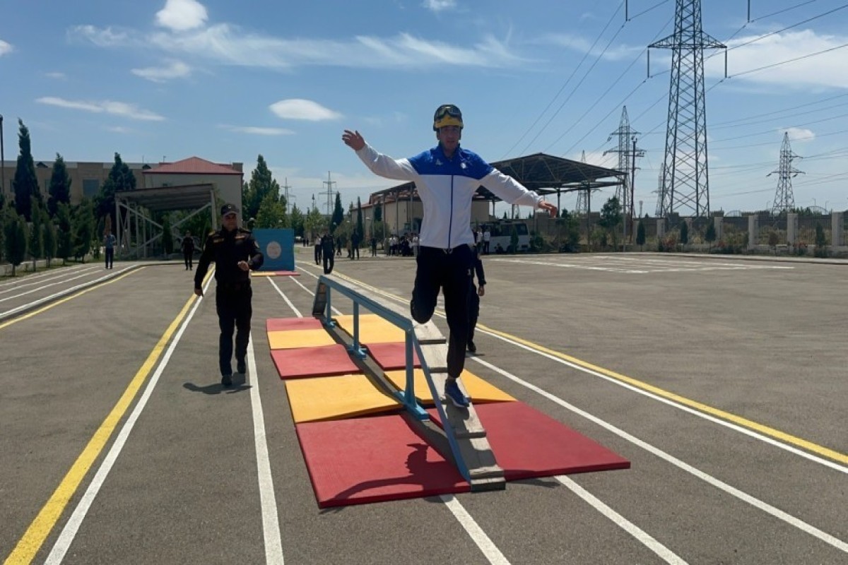 В Сумгаите прошёл зональный этап конкурса МЧС «Юный спасатель и пожарный»-ФОТО 