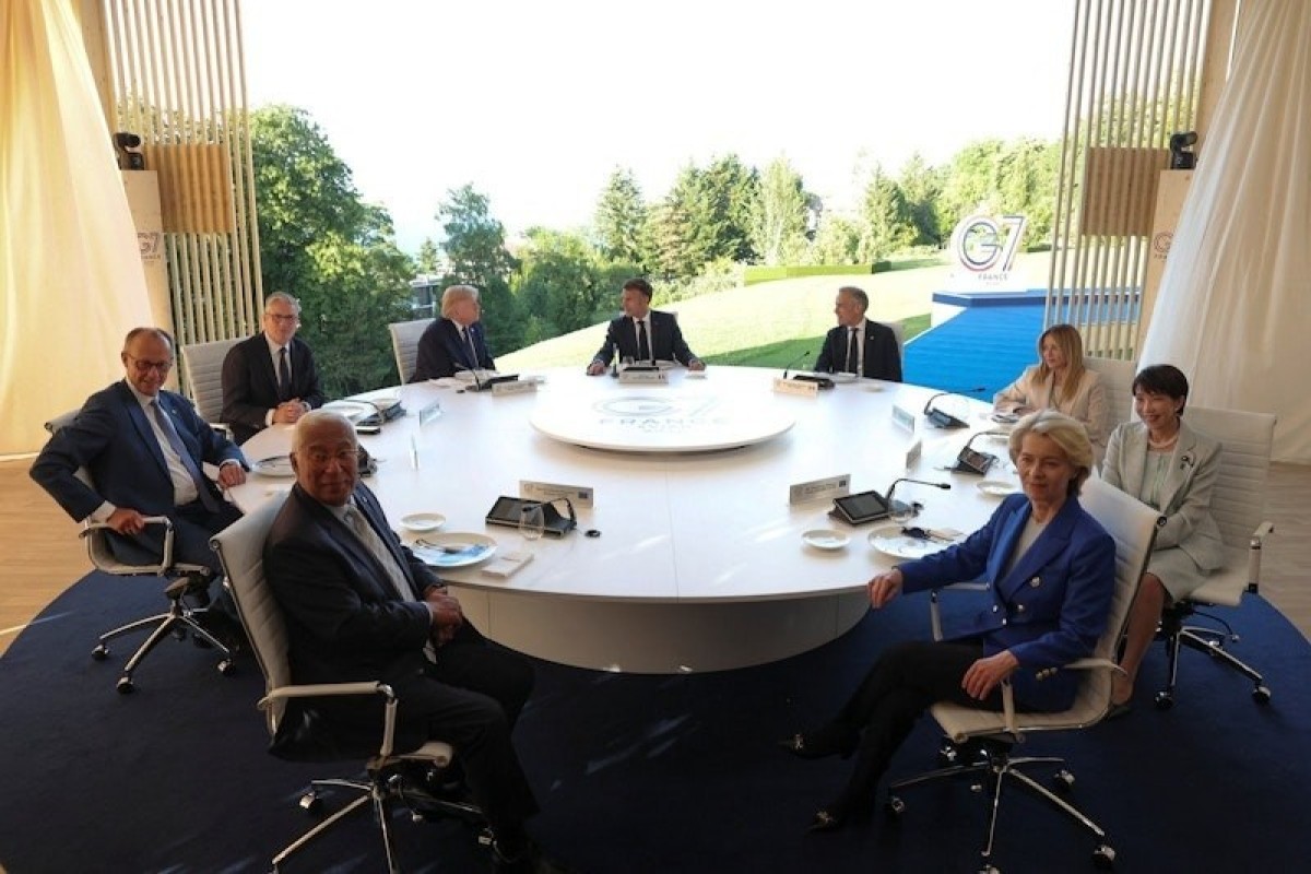 Трамп, Макрон и Зеленский прибыли на встречу G7-ВИДЕО -ФОТО 