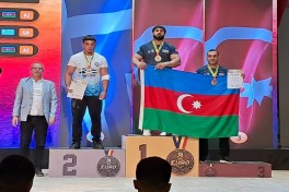 Сотрудник МЧС Азербайджана стал призером чемпионата Европы по армрестлингу