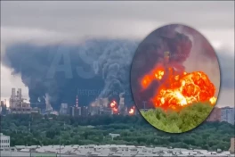В Москве горит рынок российского бизнесмена Года Нисанова -ВИДЕО 