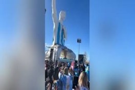 В Аргентине открыли самую высокую в мире статую Месси