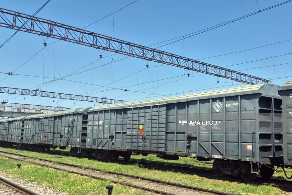 Из России в Армению через Азербайджан отправили очередной груз удобрений-ФОТО 