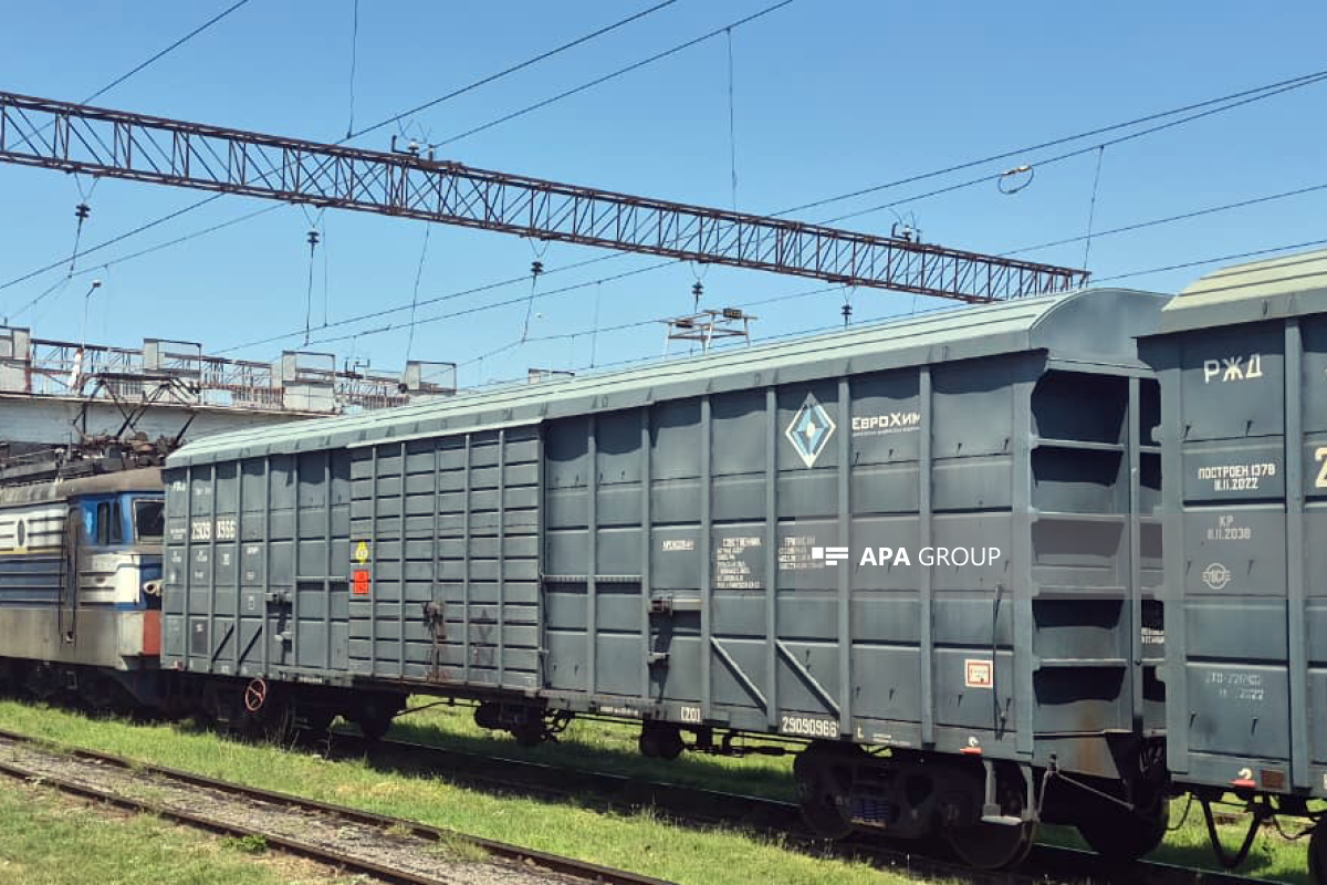 Из России в Армению через Азербайджан отправили очередной груз удобрений-ФОТО 