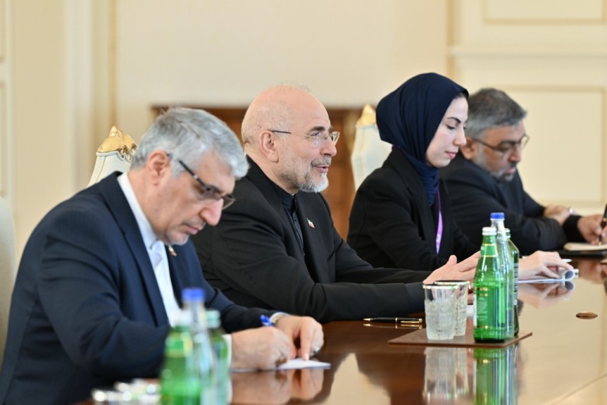 Президент Азербайджана принял спикера парламента Ирана -ФОТО 