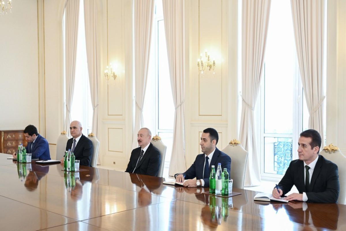 Президент Азербайджана принял спикера парламента Ирана -ФОТО 