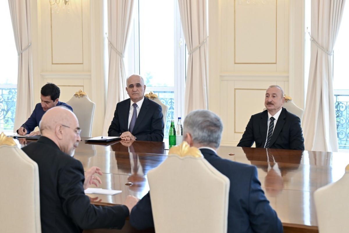 Президент Азербайджана принял спикера парламента Ирана -ФОТО 