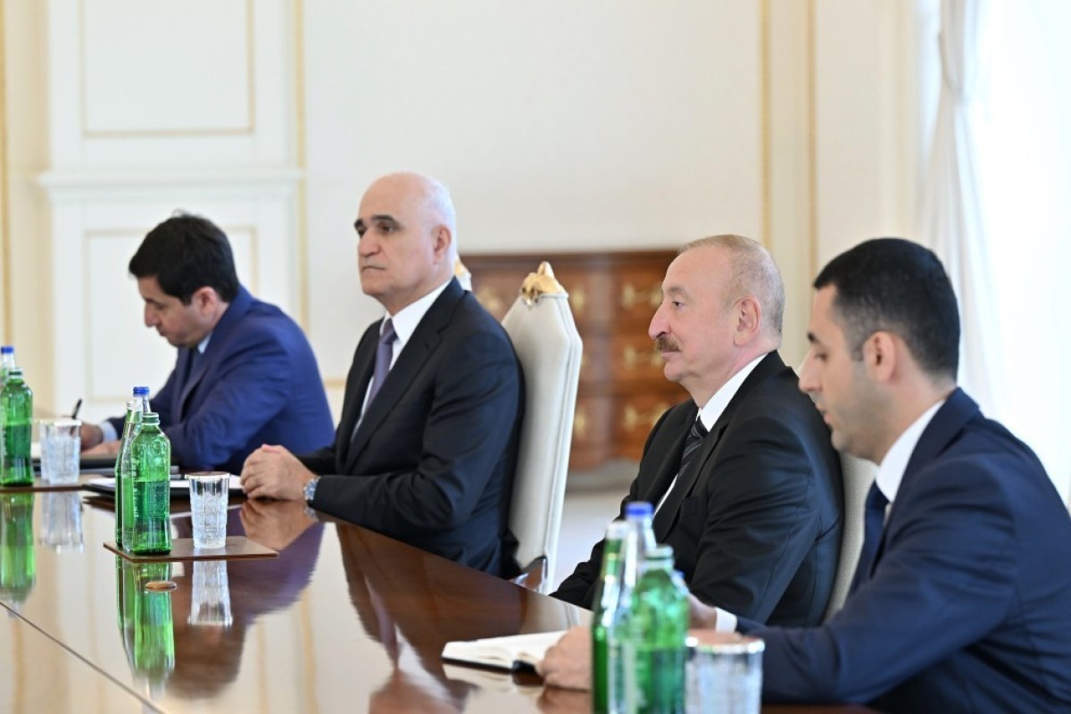 Президент Азербайджана принял спикера парламента Ирана -ФОТО 