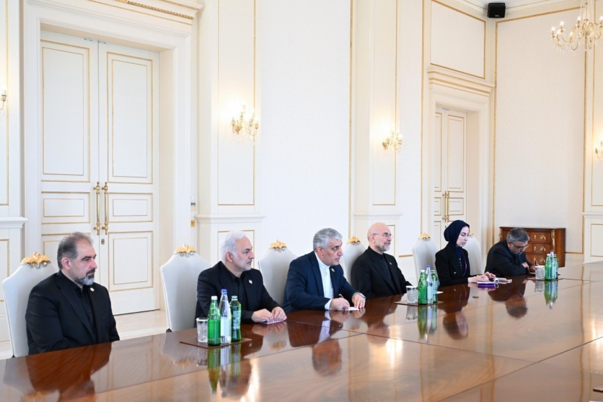 Президент Азербайджана принял спикера парламента Ирана -ФОТО 