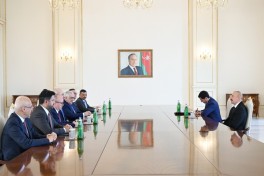 Алиев принял спикера парламента Турции Нумана Куртулмуша