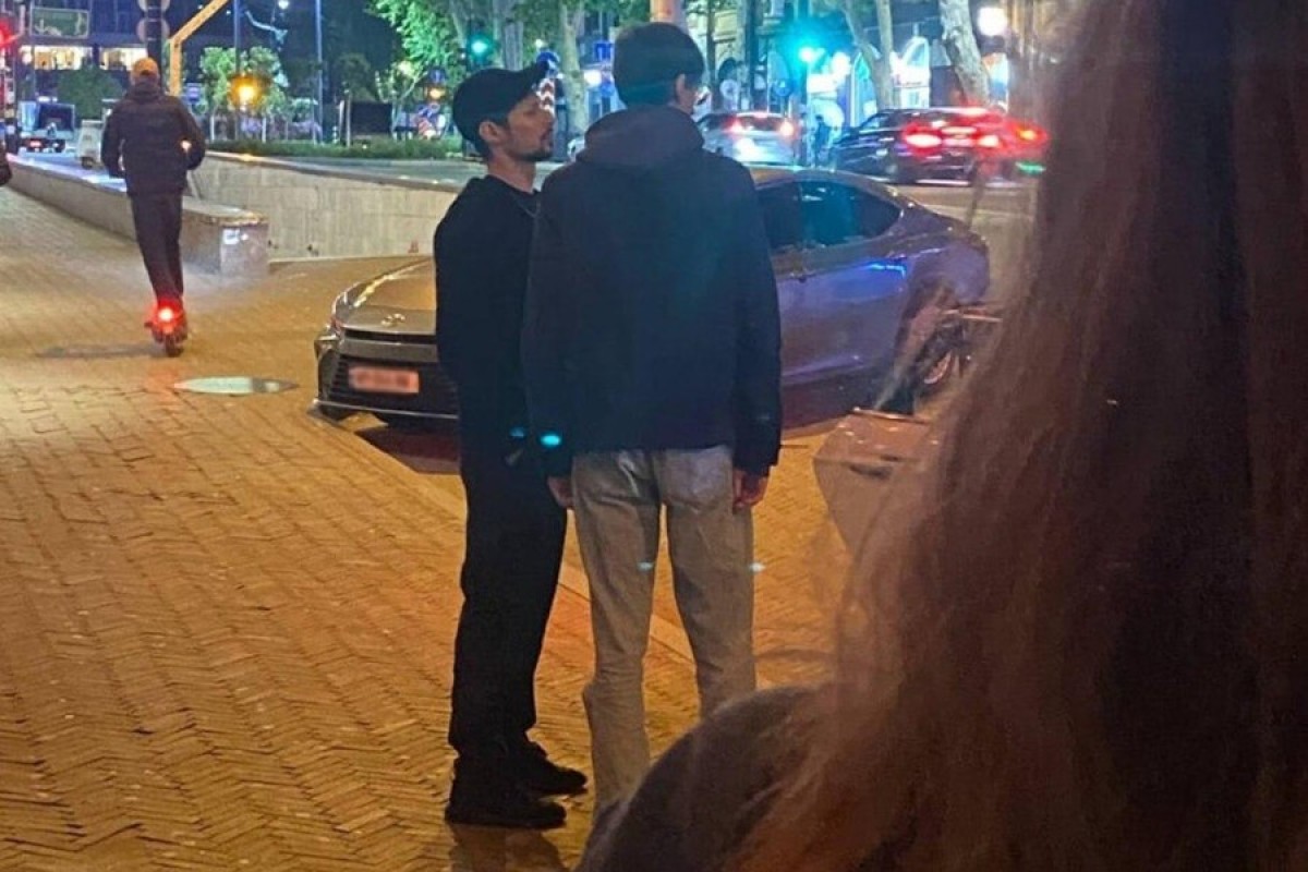 Павла Дурова заметили у криптомата в Тбилиси