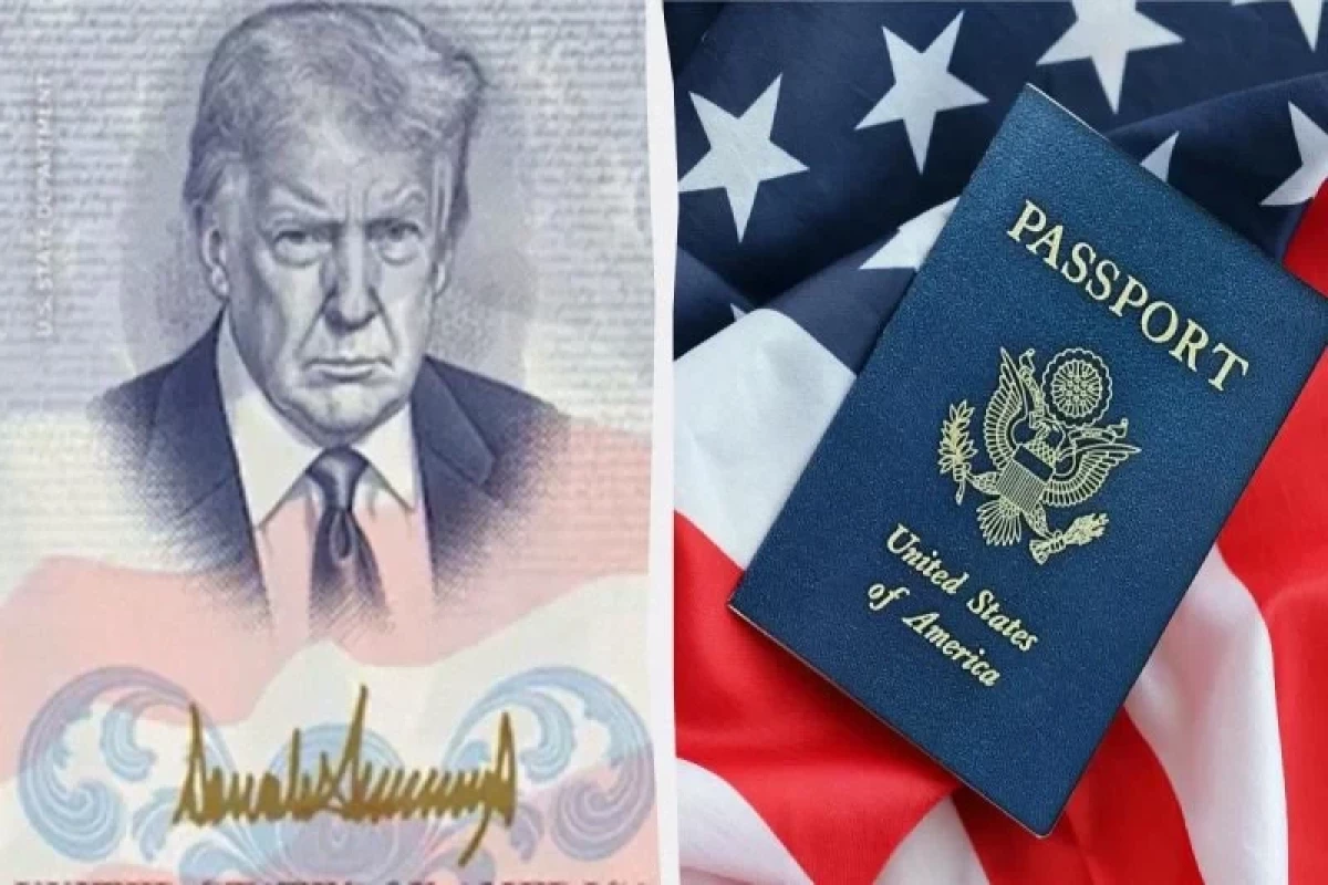 Портрет Трампа появится в новом паспорте США