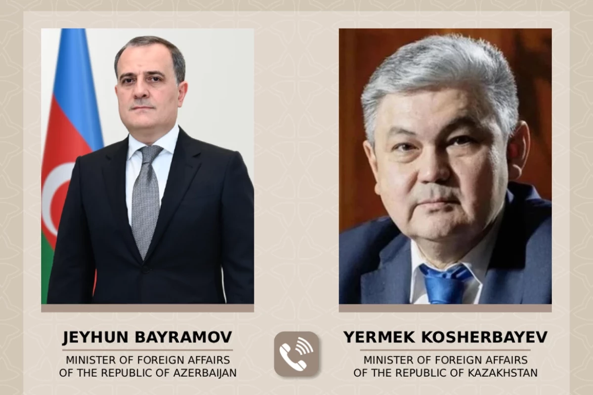 Джейхун Байрамов провел телефонный разговор с главой МИД Казахстана