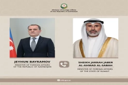 Байрамов провел переговоры с главой МИД Кувейта