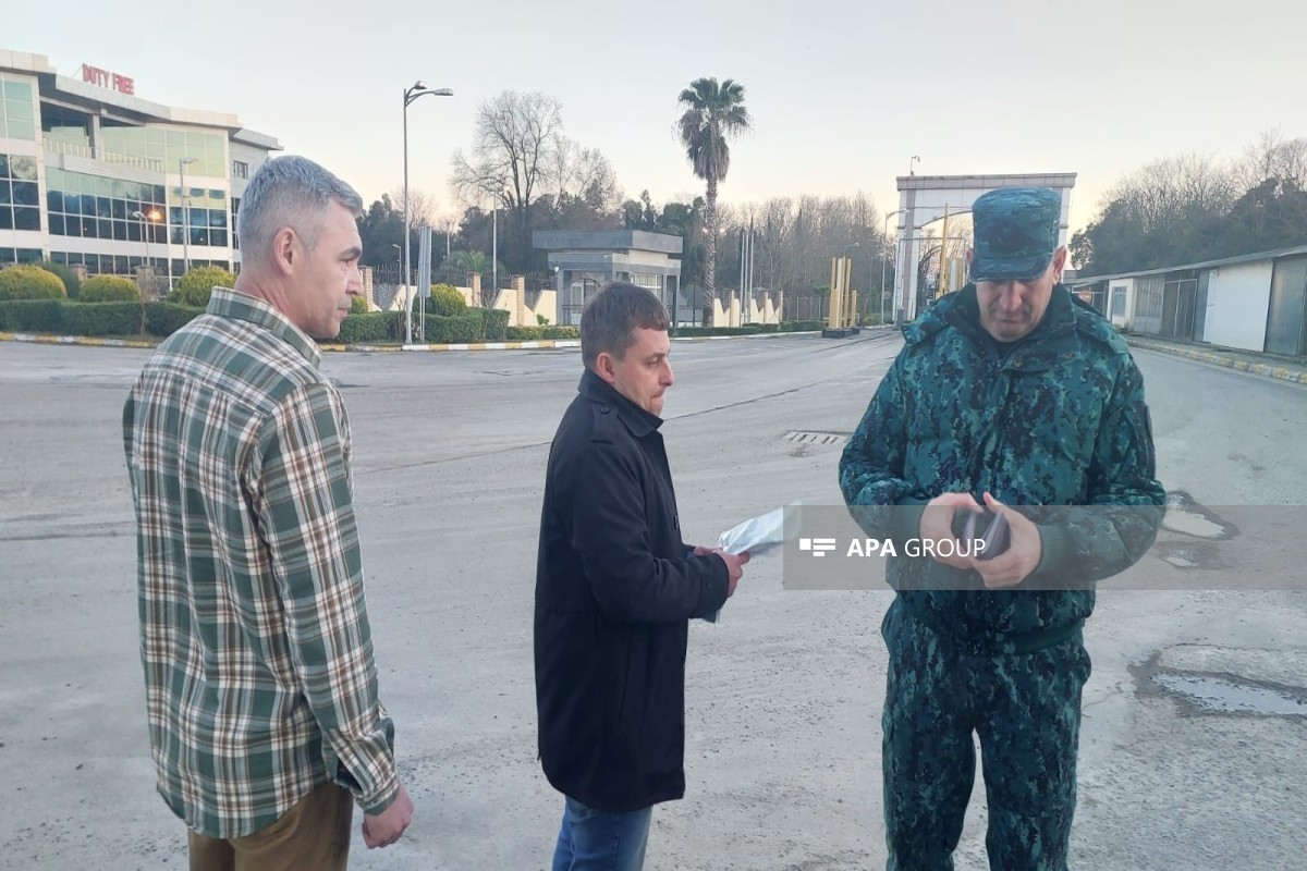 Через пункт «Астара» вывезены сотрудники российского диппредставительства-ФОТО 