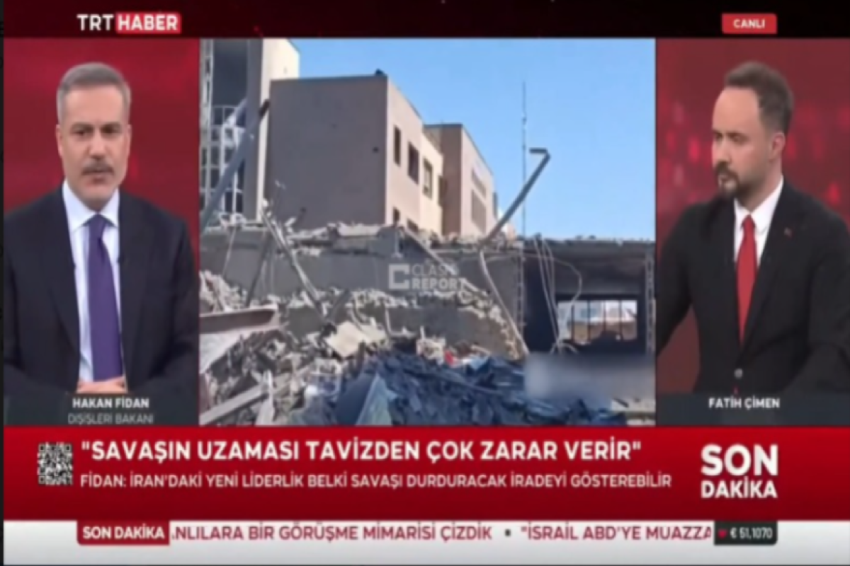 Фидан: Если не готовы к войне, не вступайте в перепалку с Израилем-ВИДЕО 