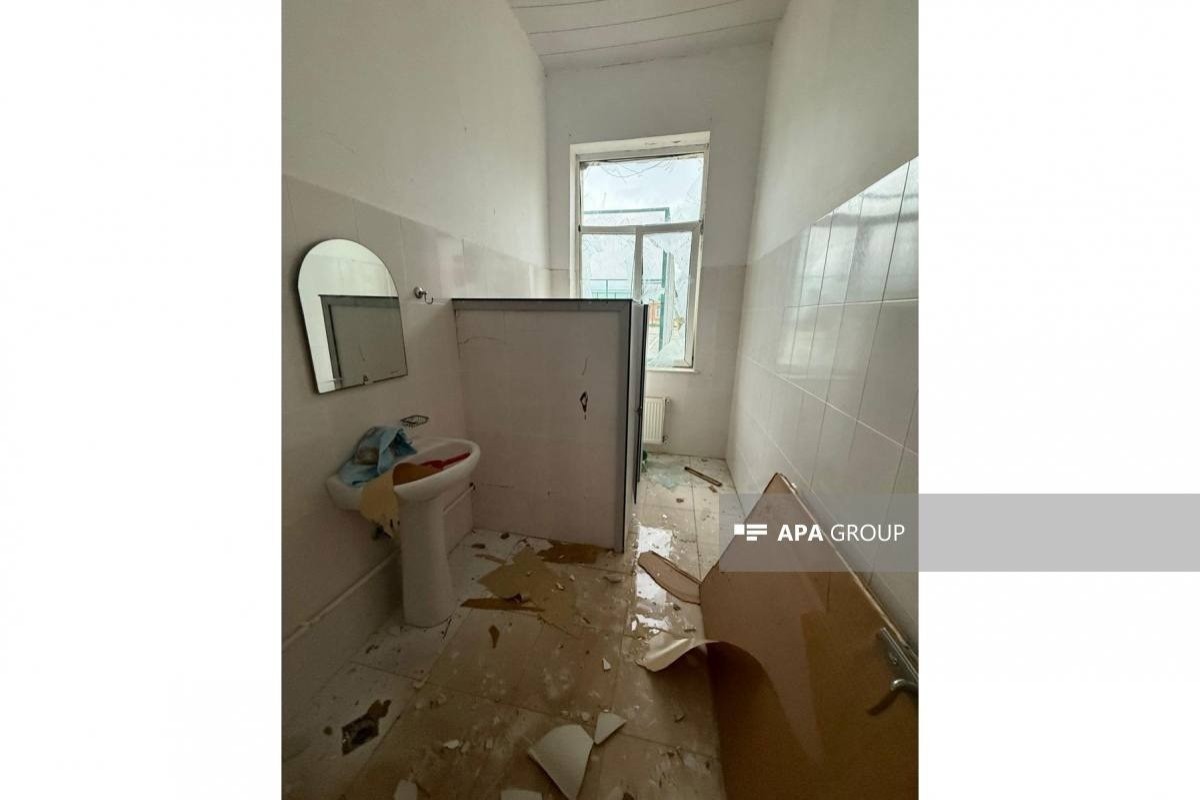 Так выглядит школа в Нахчыване, пострадавшая от атаки Ирана на аэропорт-ФОТО 