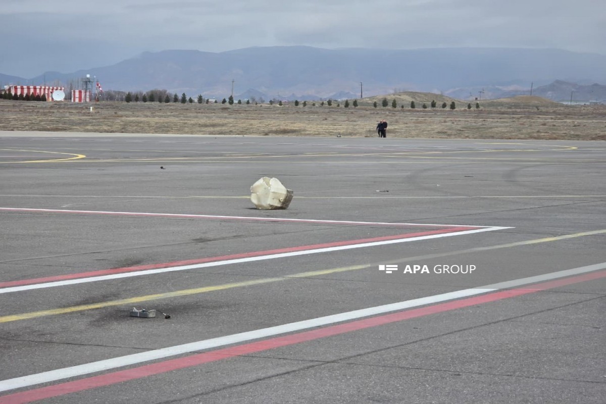 Взлетно-посадочная полоса Нахчыванского аэропорта также пострадала при атаке иранских дронов -ФОТО 