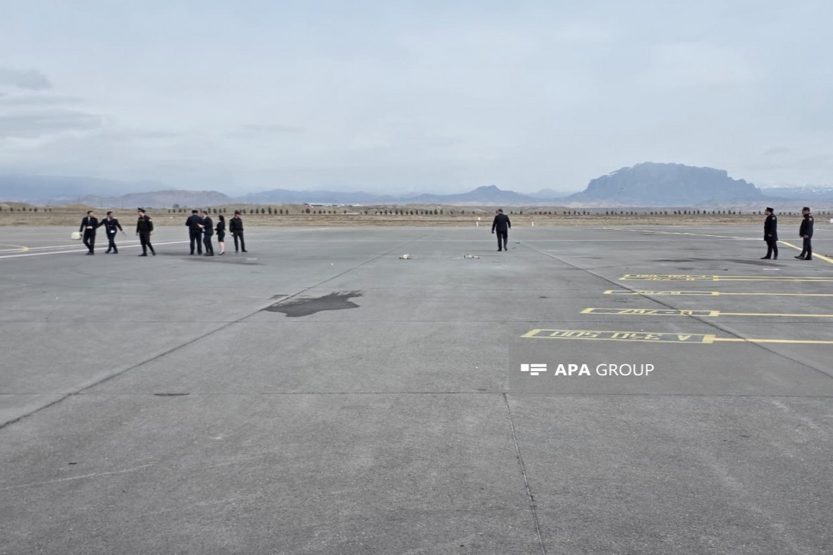 Взлетно-посадочная полоса Нахчыванского аэропорта также пострадала при атаке иранских дронов -ФОТО 