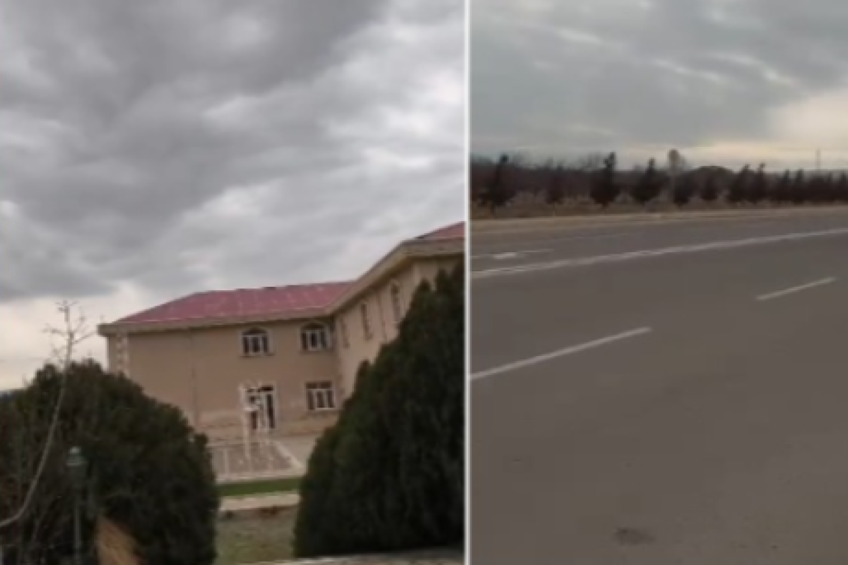 Новые кадры прилета по Нахчывану иранского дрона-ВИДЕО 