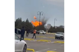 На территории аэропорта Нахчывана упал иранский дрон  -ВИДЕО 