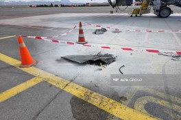 Взлетно-посадочная полоса Нахчыванского аэропорта также пострадала при атаке иранских дронов -ФОТО 