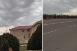 Новые кадры прилета по Нахчывану иранского дрона-ВИДЕО 