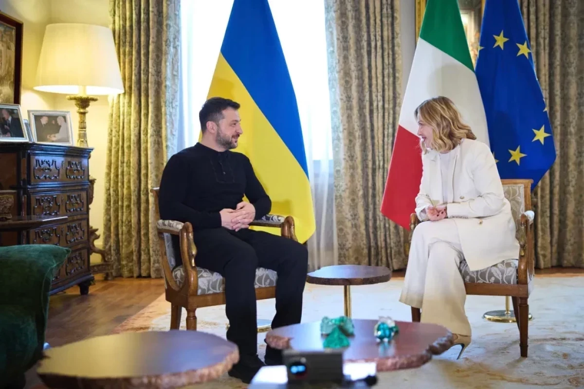 Зеленский обсудил с Мелони кредит ЕС на 90 млрд евро для Украины