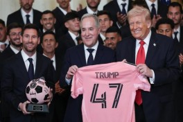 Трамп принял Месси и «Интер Майами» в Белом доме