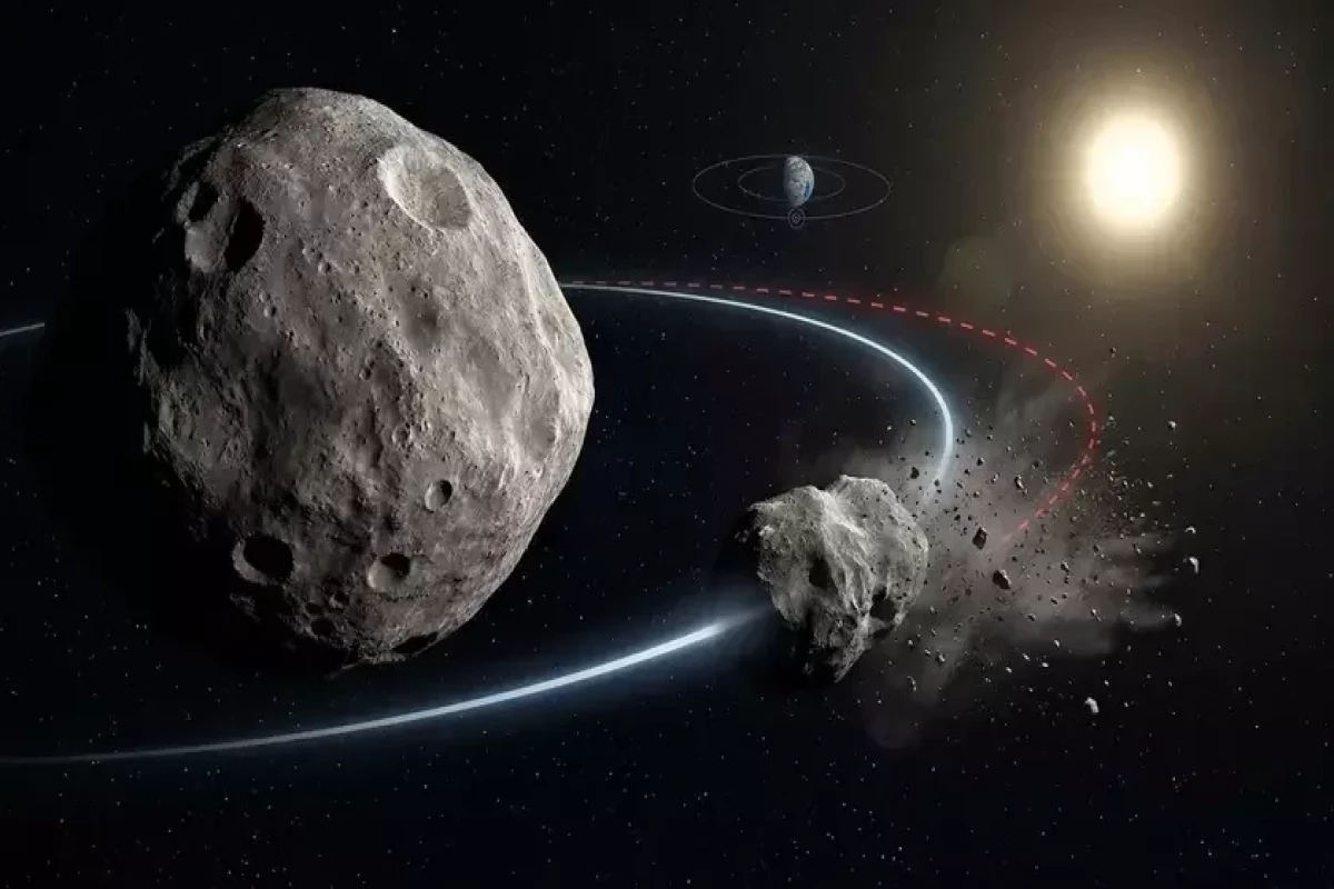 Эксперимент NASA изменил движение астероида вокруг Солнца