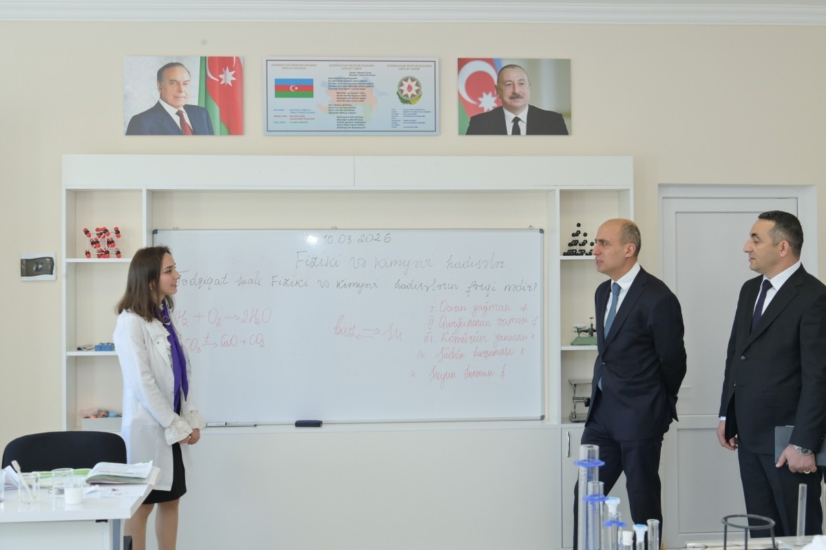 Министр образования посетил школы в Ханкенди и Ходжалы-ФОТО 