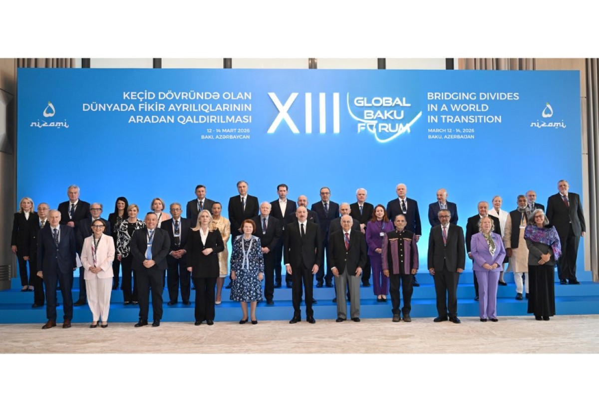 Ильхам Алиев участвует в открытии XIII Глобального Бакинского форума 