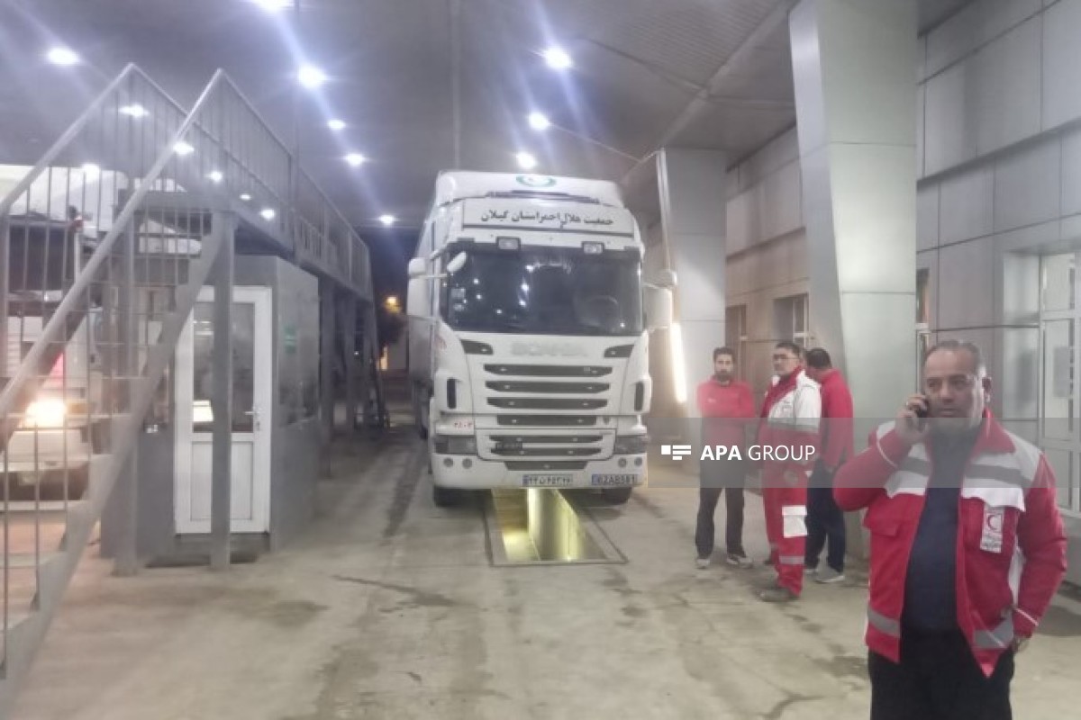 Через Астару в Иран отправлена гуманитарная помощь из России-ФОТО -ОБНОВЛЕНО 