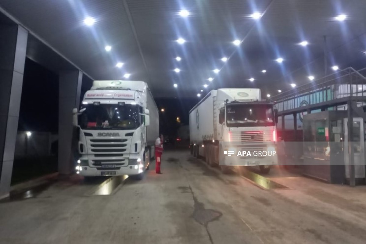 Через Астару в Иран отправлена гуманитарная помощь из России-ФОТО -ОБНОВЛЕНО 