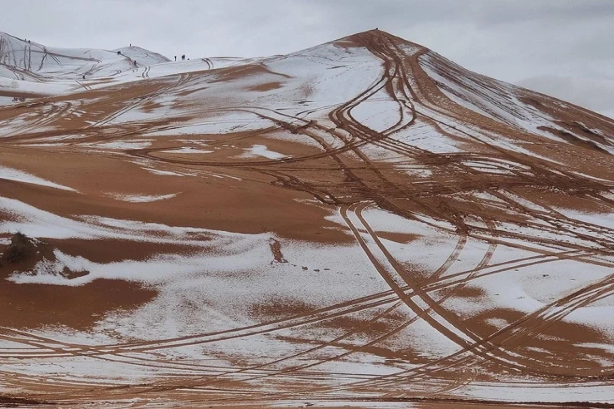 В Сахаре выпал снег в седьмой раз за 40 лет