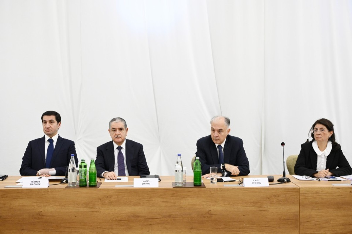 В Ходжавенде обсудили ход восстановления освобожденных территорий-ФОТО 