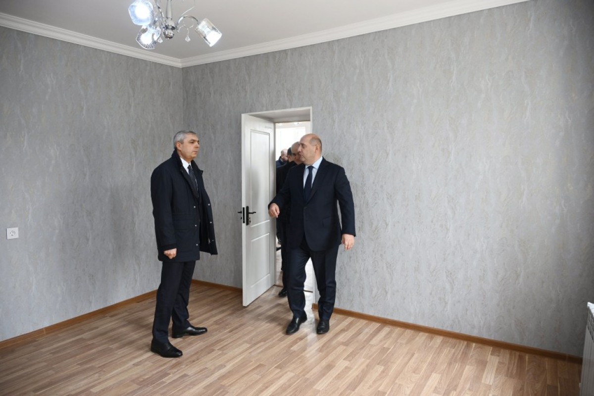 Члены Координационного штаба ознакомились с отремонтированным домом в Ходжавенде