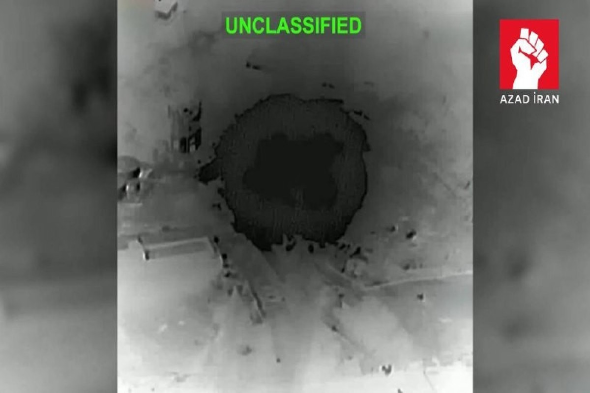 CENTCOM показал спутниковые кадры ударов США по объектам в Иране-ФОТО 